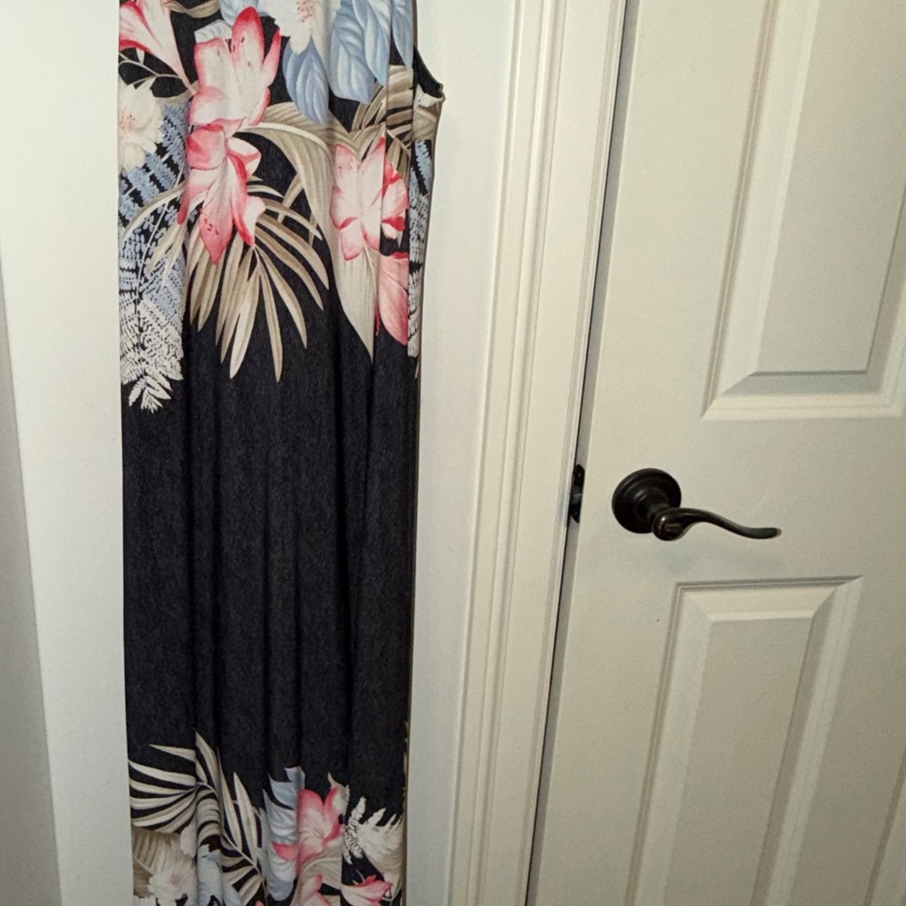 Tommy Bahama Black and Red Floral Dress